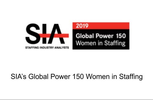 SIA global power 150 - Women in staffing