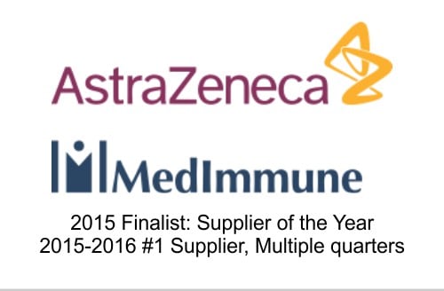 AstraZeneca Med Immune - supplier of the year