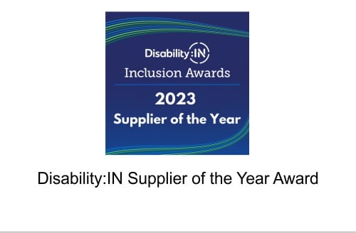 Disabilityin supplier of the year